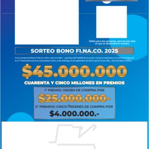 Bono FINACO 2025 + Entradas - Image 1