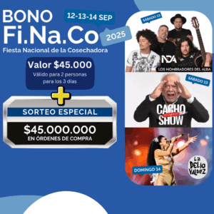 Bono FINACO 2025 + Entradas - Image 2