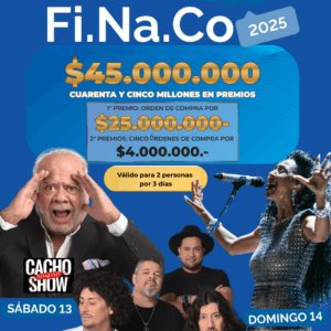 Bono FINACO 2025 + Entradas